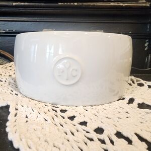 Pampered Chef White Ceramic Microwave Pasta Ramen Noodle Replacement Bowl